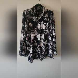 Simply Vera Vera Wang Floral Blouse XL